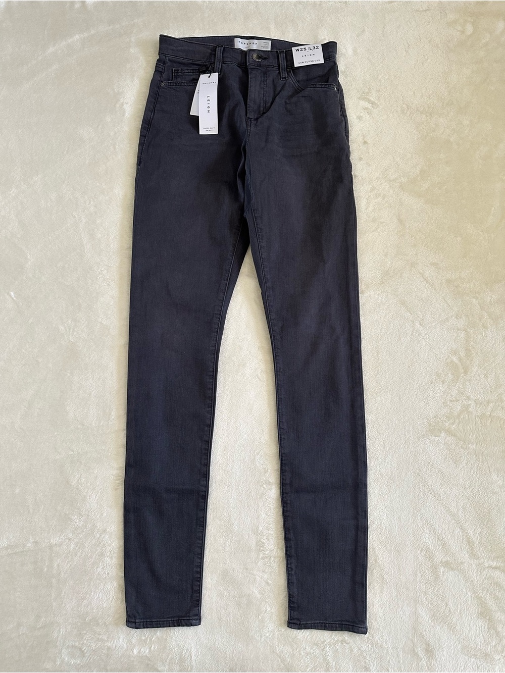 Topshop Leigh Super Soft Skinny Jeans W25L32NWT